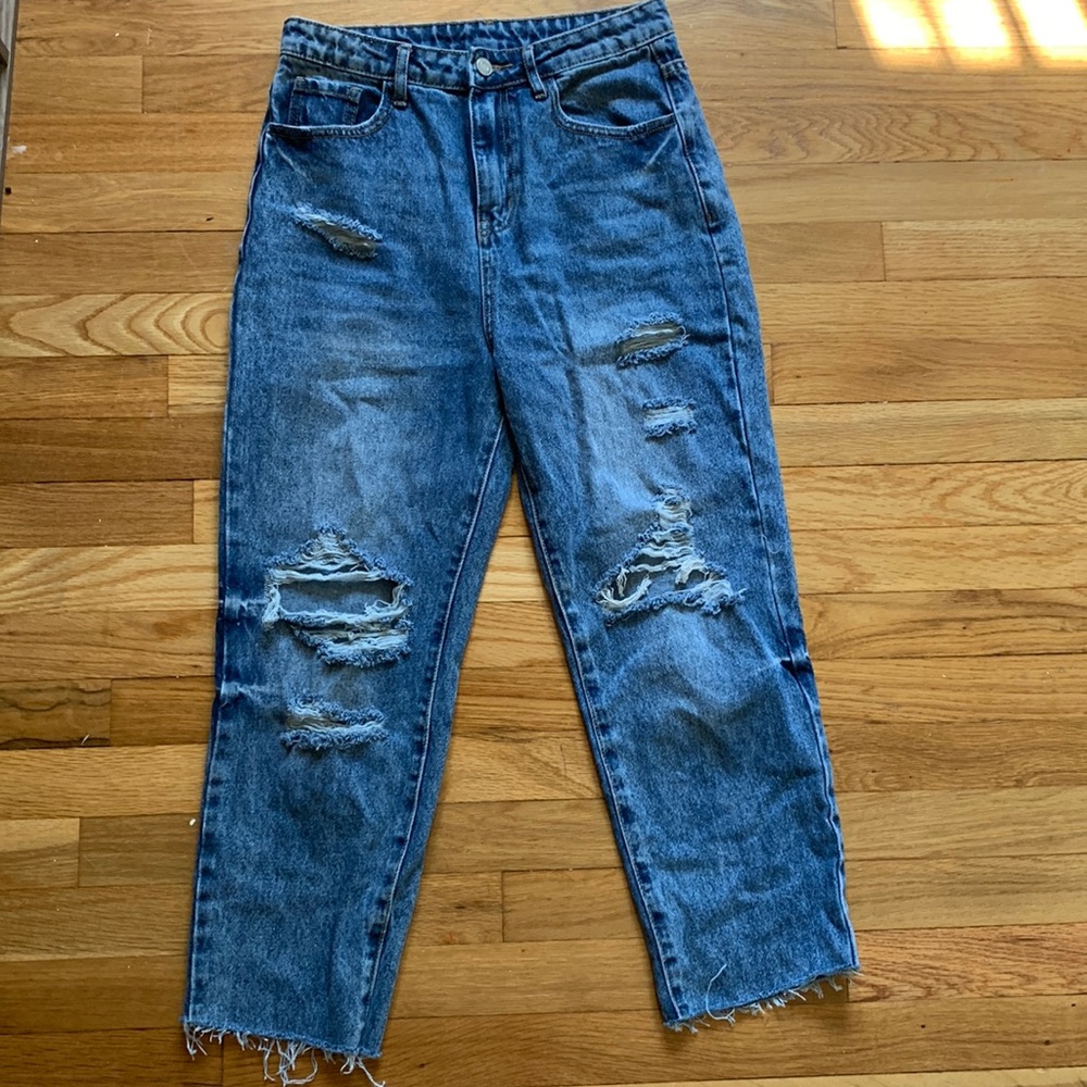 Ripped Mom Jeans